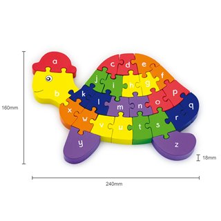 3D puzzle turtle